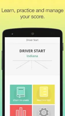 IN BMV Driver Permit Test Prep android App screenshot 1